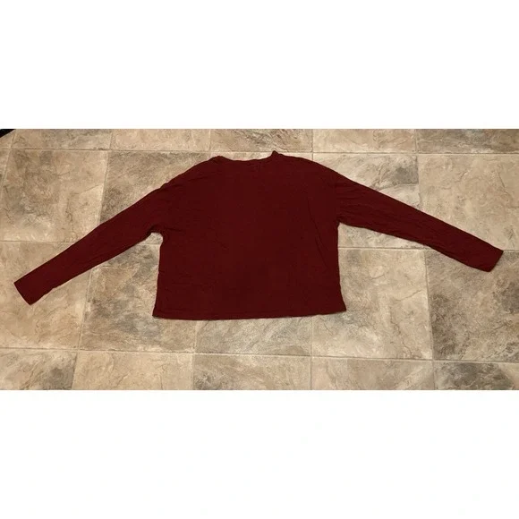 Treasure & Bond Shirt Women's XS Red New York Long Sleeve - Picture 2 of 6